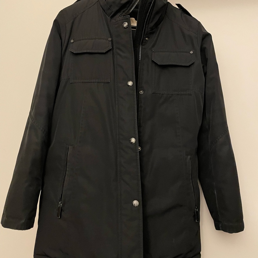 Michael kors black parka